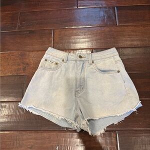 Light Blue Denim Women Short